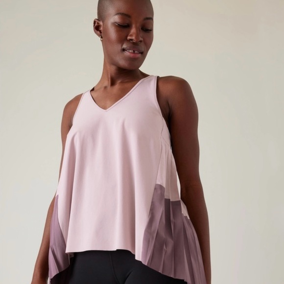 Athleta Swing forward tank women’s size Large in‎ Smoked Mauve - Picture 1 of 9
